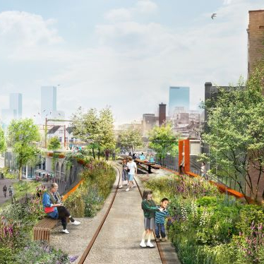 Hofbogen roof park project Rotterdam The Netherlands