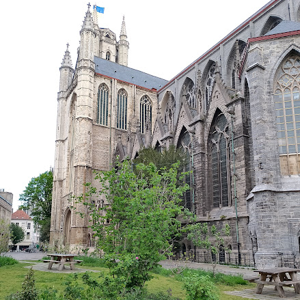 Maaseikplein at St Bavo's Cathedral