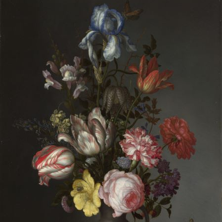 Balthasar van der Ast, Flowers in a Vase with Shells and Insects, about 1630 credit The National Gallery, London