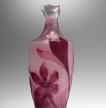 Dr. Lennart Booij fine art & rare items, Emile Gallé, Art Nouveau Cabinet vase, 1895 credit Brafa Art Fair